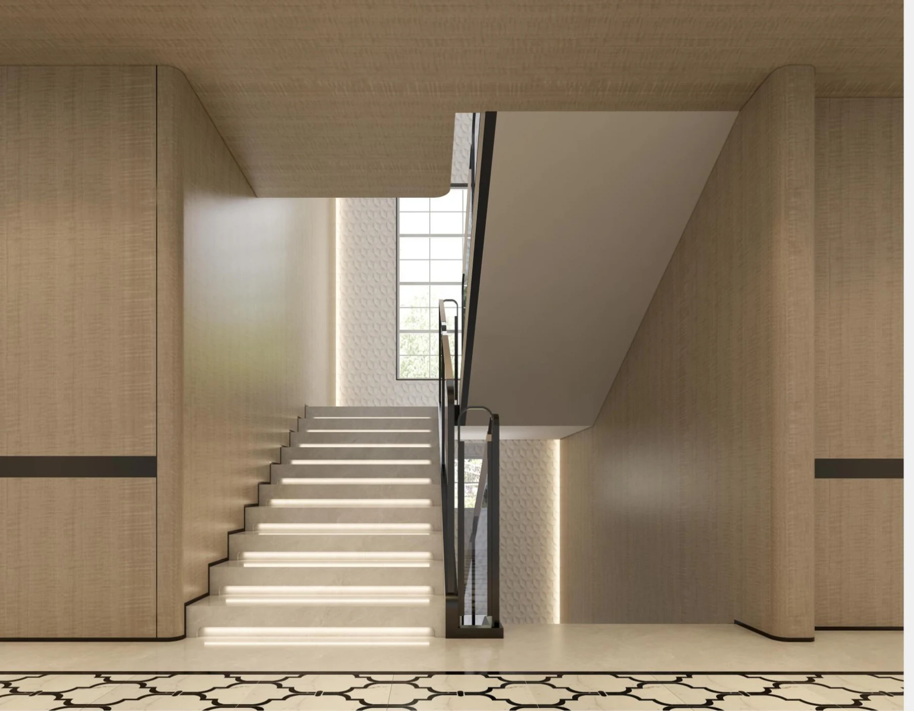 迪拜 Villa 33 别墅 · 垂直交通与界面